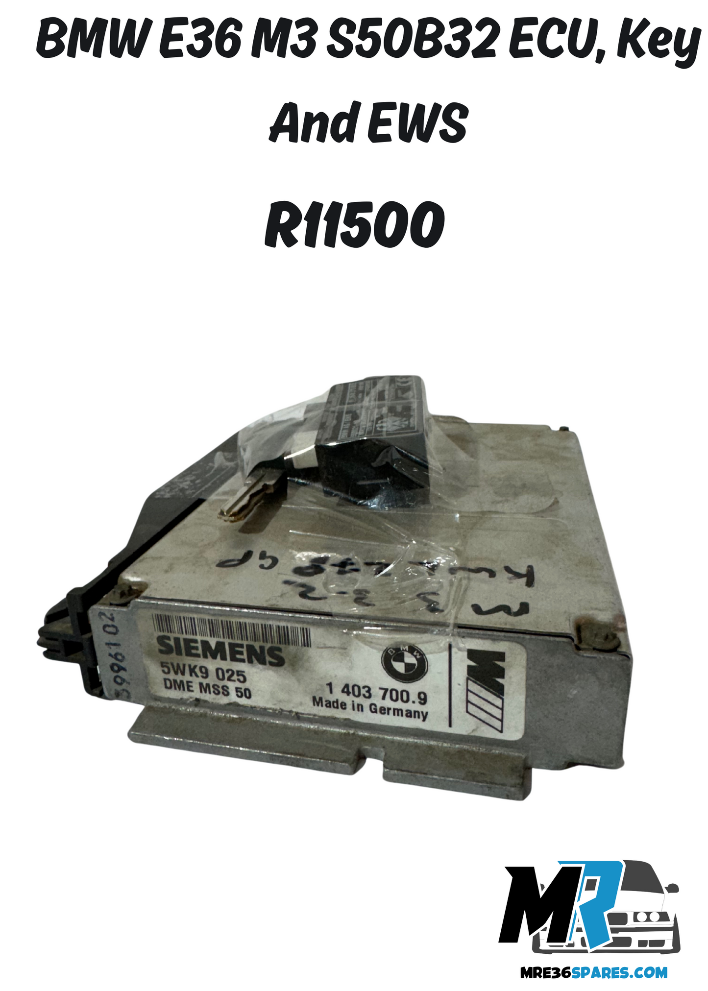 BMW E36 M3 S50B32 ECU, KEY AND EWS