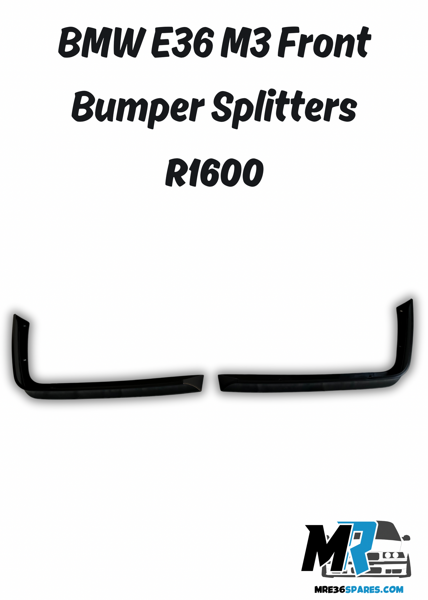 BMW E36 M3 FRONT BUMPER SPLITTERS