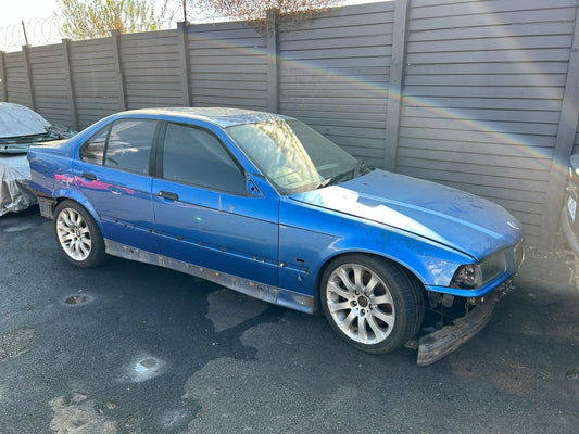 Estoril Blue E36 M3 Sedan Rolling Shell For Sale