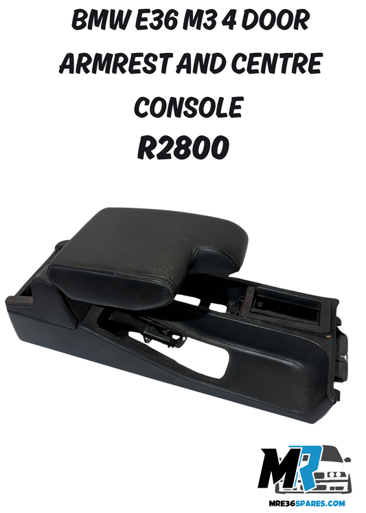 E36 M3 4 DOOR SEDAN ARMREST WITH CENTRE CONSOLE