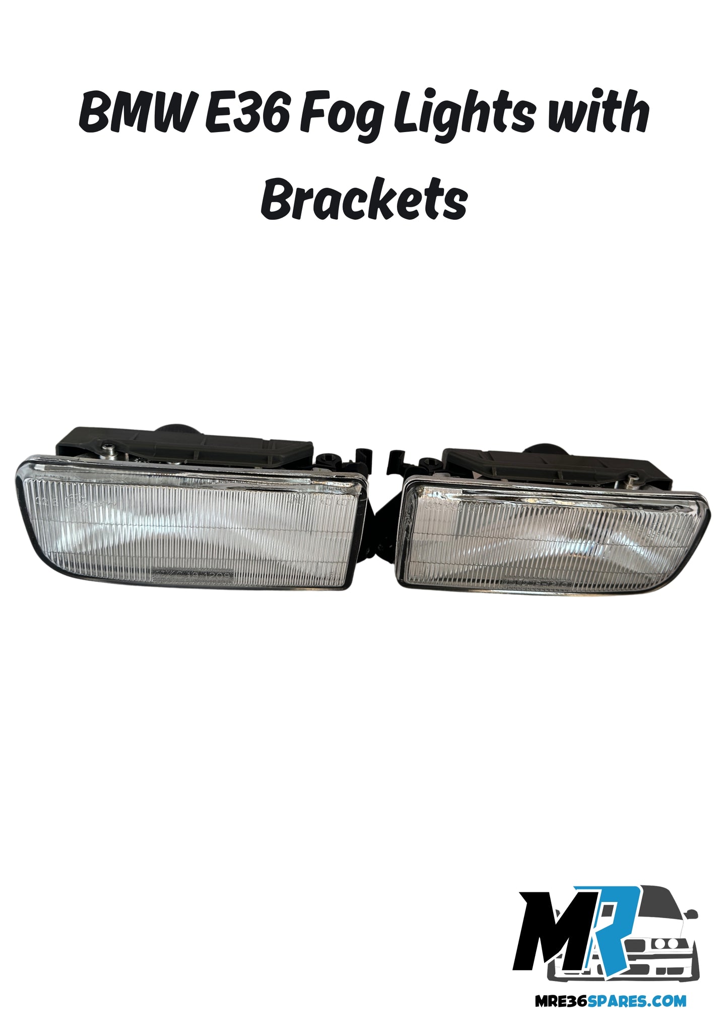 BMW E36 FOG LIGHTS L+R WITH BRACKET