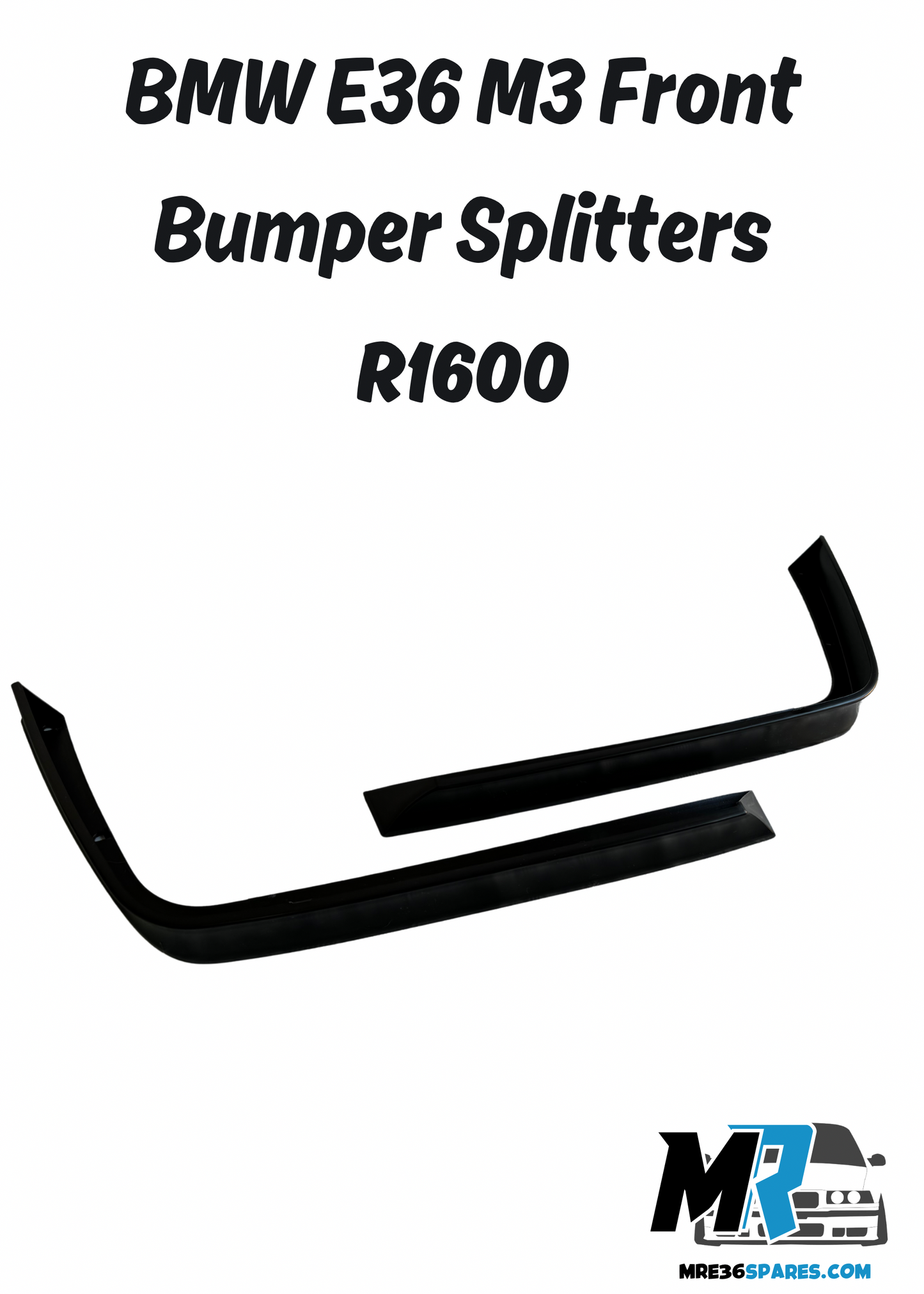 BMW E36 M3 FRONT BUMPER SPLITTERS